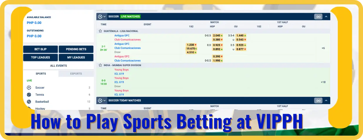 VIPPH Sports: Your Premium Destination for Winning Bets 17 How to Play Sports Betting at VIPPH