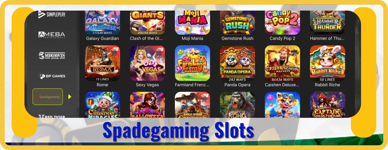 Spadegaming Slots