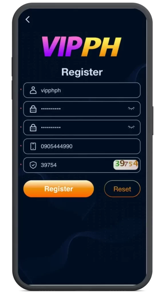 vipph register login philippines